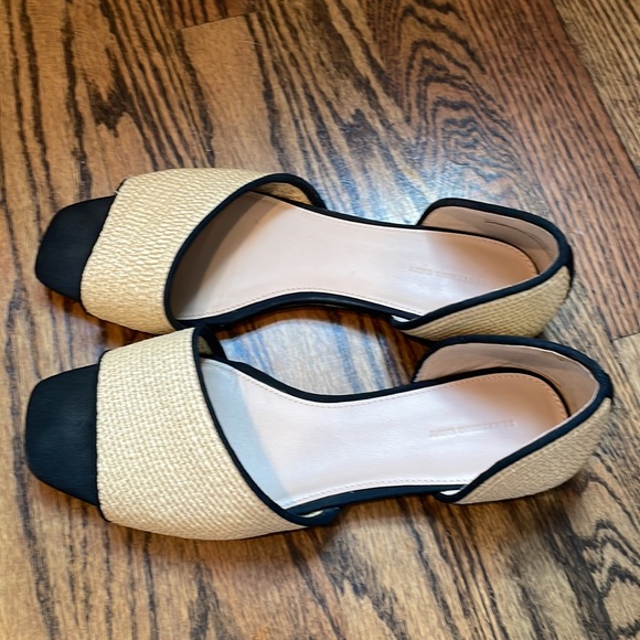 Something Navy flats open toe - Picture 2 of 4